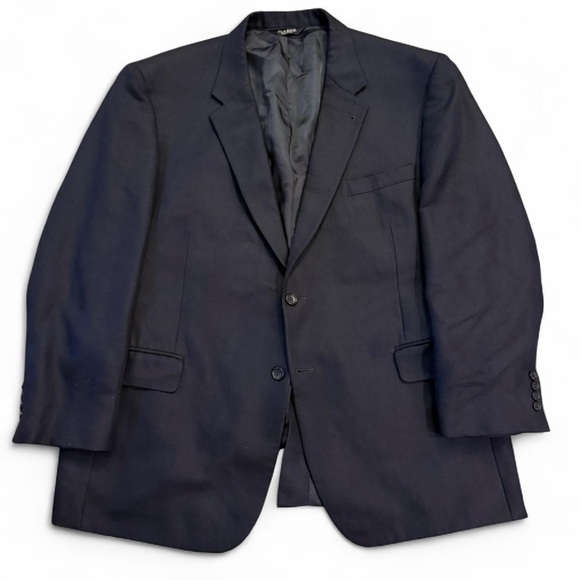 Jos. A. Bank Other - Jos. A Bank Dark Blue Suit‎ Jacket Blazer Silk and Camelhair Size 48R